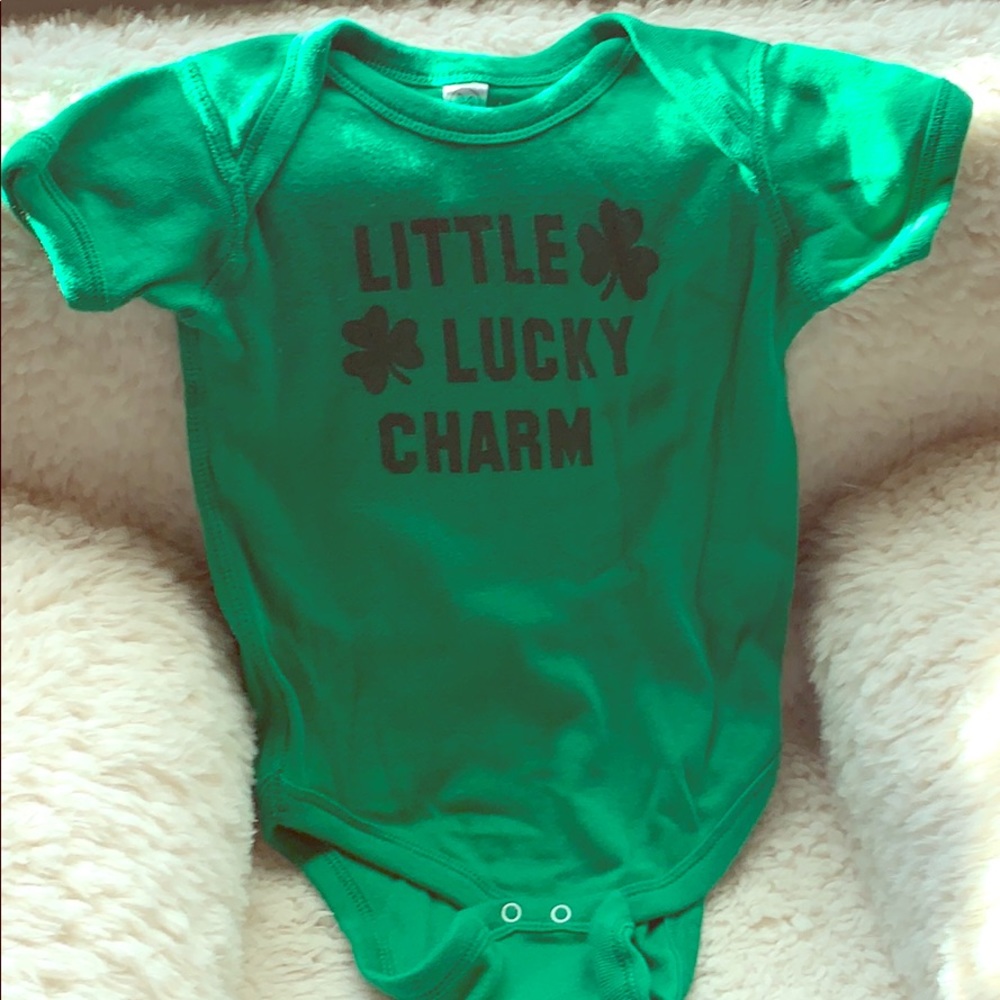 St. Patrick’s Day onesie “Little Lucky Charm”